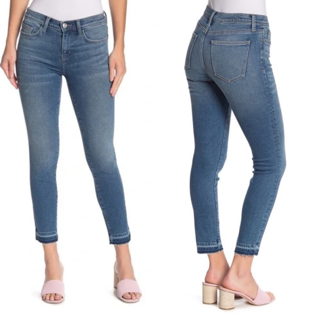 Current Elliott The Stiletto Artisan Released Hem Denim Jeans Size 28‎ Med Wash